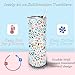 Icesip 50 Pack Sublimation Tumblers Blank 20 oz Straight Skinny Tumbler with Straw, Individually Boxed Sublimation Tumbler Cups Wholesale Blank White for Heat Transfer