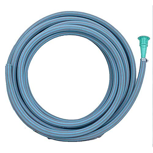 Image of Sharpex 10 Meter 0.5 Inch Garden Hose Pipe | Heavy Duty, Durable & Flexible Blue Hose with Clamps & Connector | Ideal for Car Washing, Home & Outdoor Use