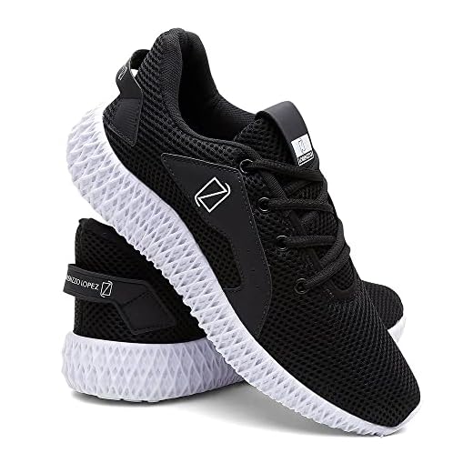 Tênis Masculino Sport Corrida e Academia Ultra Leve e Macio - Preto/43