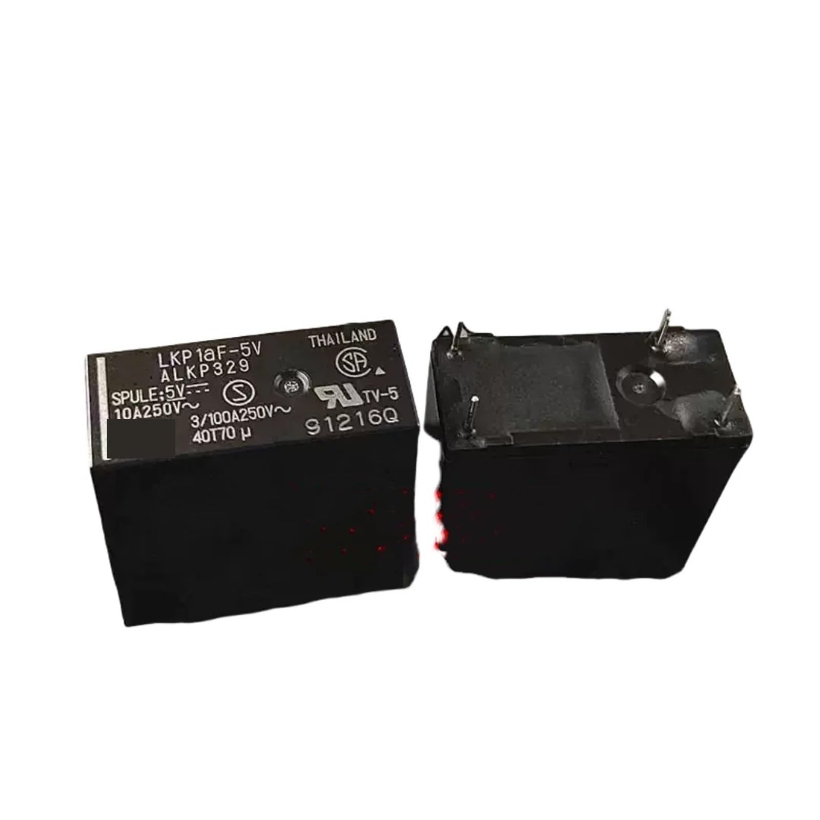 TTFDSUJUS 5PCS Original LKP1AF-5V ALKP329 LKP1AF-12V ALKP321 LKP1AF-24V ALKP322 4PIN 10A Relay(LKP1AF-5V)