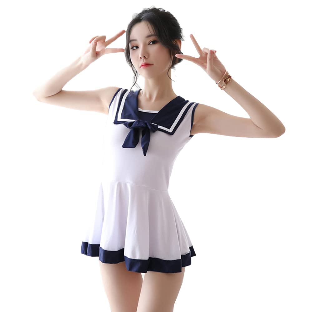 セーラー服 コスプレ エロ 過激 エッチ な えろい コスチューム ランジェリー ベビードール 可愛い かわいい 海軍風 女子高生 コスチューム ミニスカート