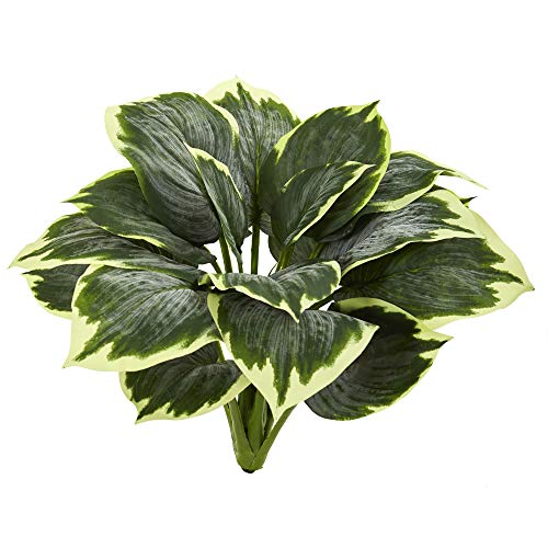 Nearly Natural 23 in Variegated Hosta Artificial Plant (Set of 6)