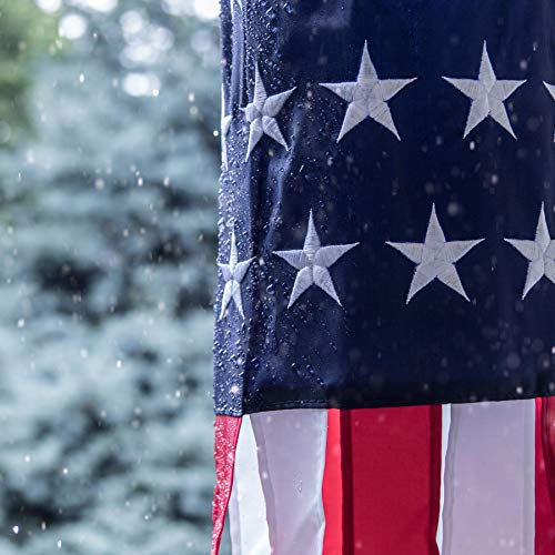 Homarden 40 Inch American Flag Windsock (Set of 2) - Halloween Decoration Outdoor Hanging 4th of July - Premium Materials - Fade Resistant Patriotic Decorations - Halloween Yard Decor Wind Sock - Image 4