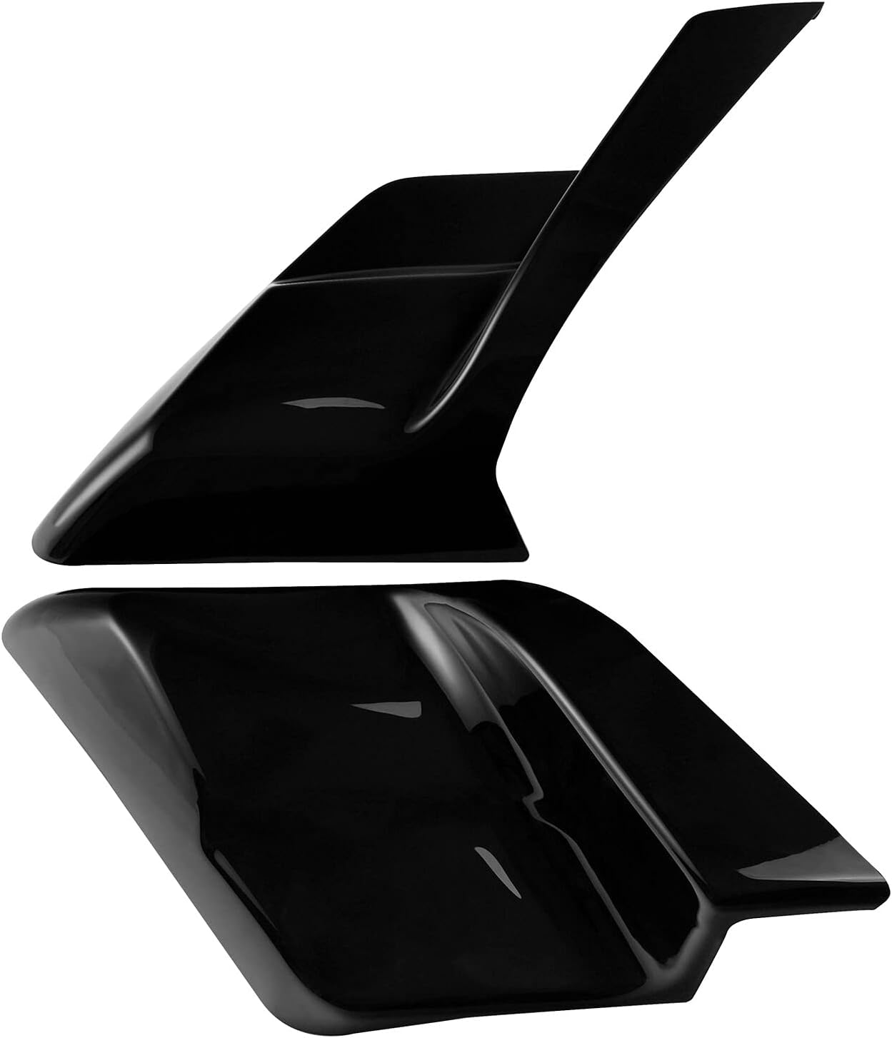 TCMT Vivid Black Stretched Side Cover Panel Fit For Harley Touring Road King Road Glide Street Glide 2014-2021
