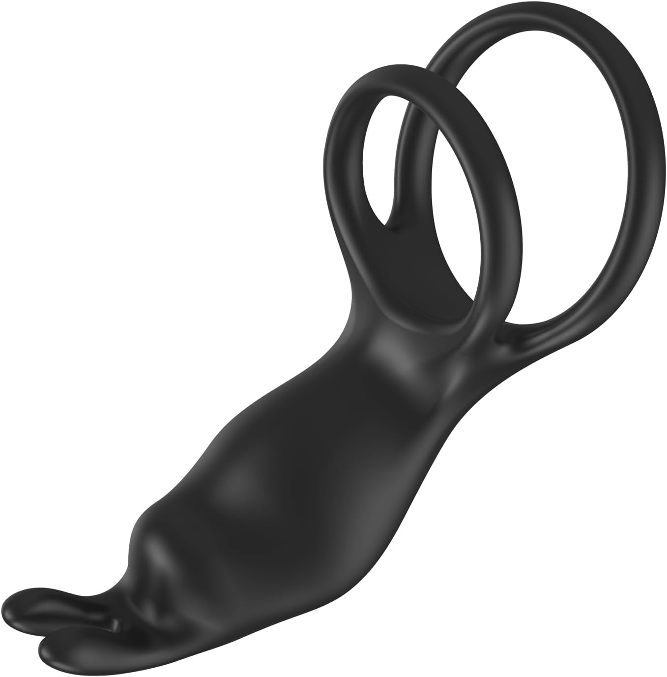 Wearable Penis Ring with Rabbit Vibrator with 10 Remote Vibration Modes, Waterproof Recharge Silicone Cock Ring Clitoral Vibrator Adult Sex Toy for Men Women Couples - Remote