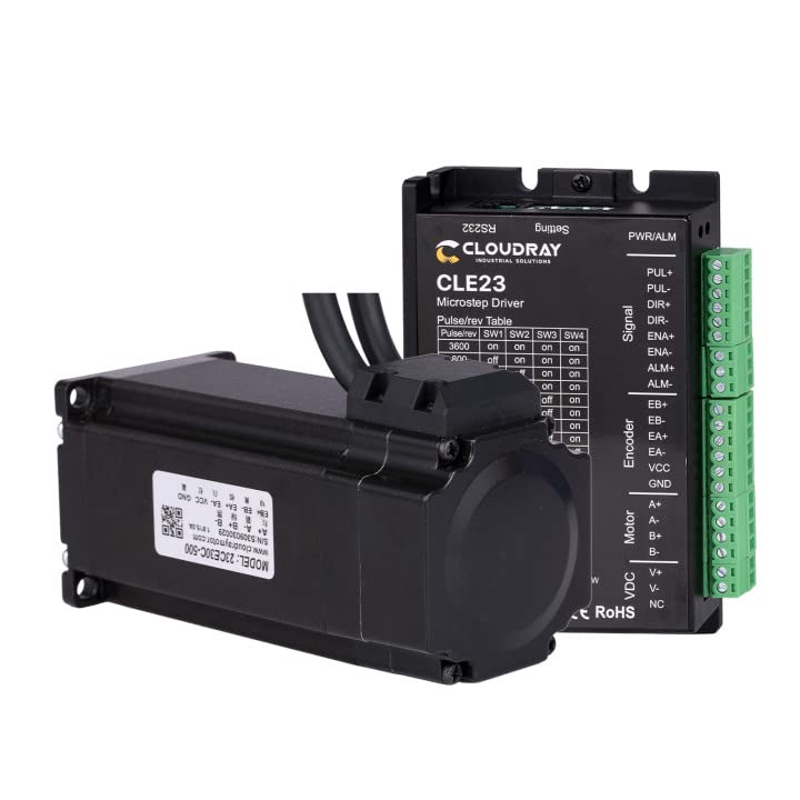 Buy Cloudray Nema 23 Stepper Motor with Encoder 3.0N.m Closed Loop ...