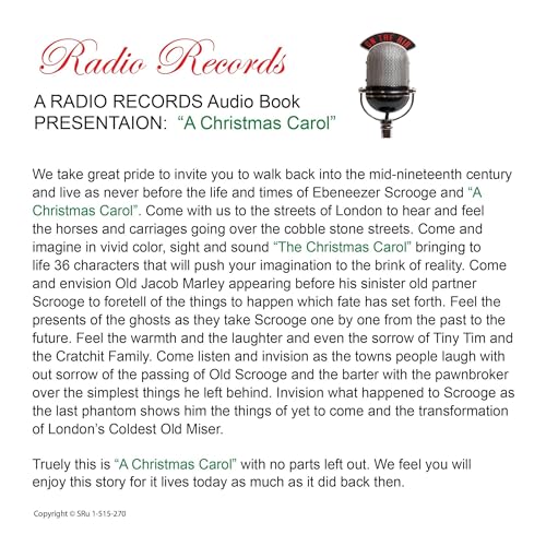 Radio Records Dramatized Production &amp;quot;A Christmas Carol&amp;quot; by Charles Dickens episode artwork