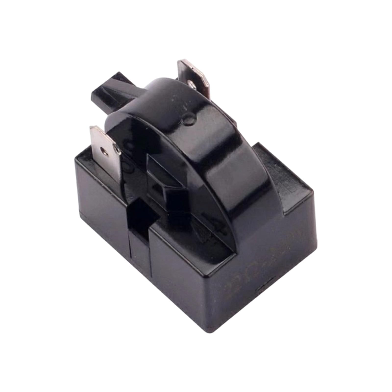 Asukohu 2-Pin 22Ω Cooling Unit Start Components And Overload Guard, Black Compressor Replacement Parts Compressor Starter Component Overload Guard Replacement Compact Refrigerator Repair Unit For Refrigerator