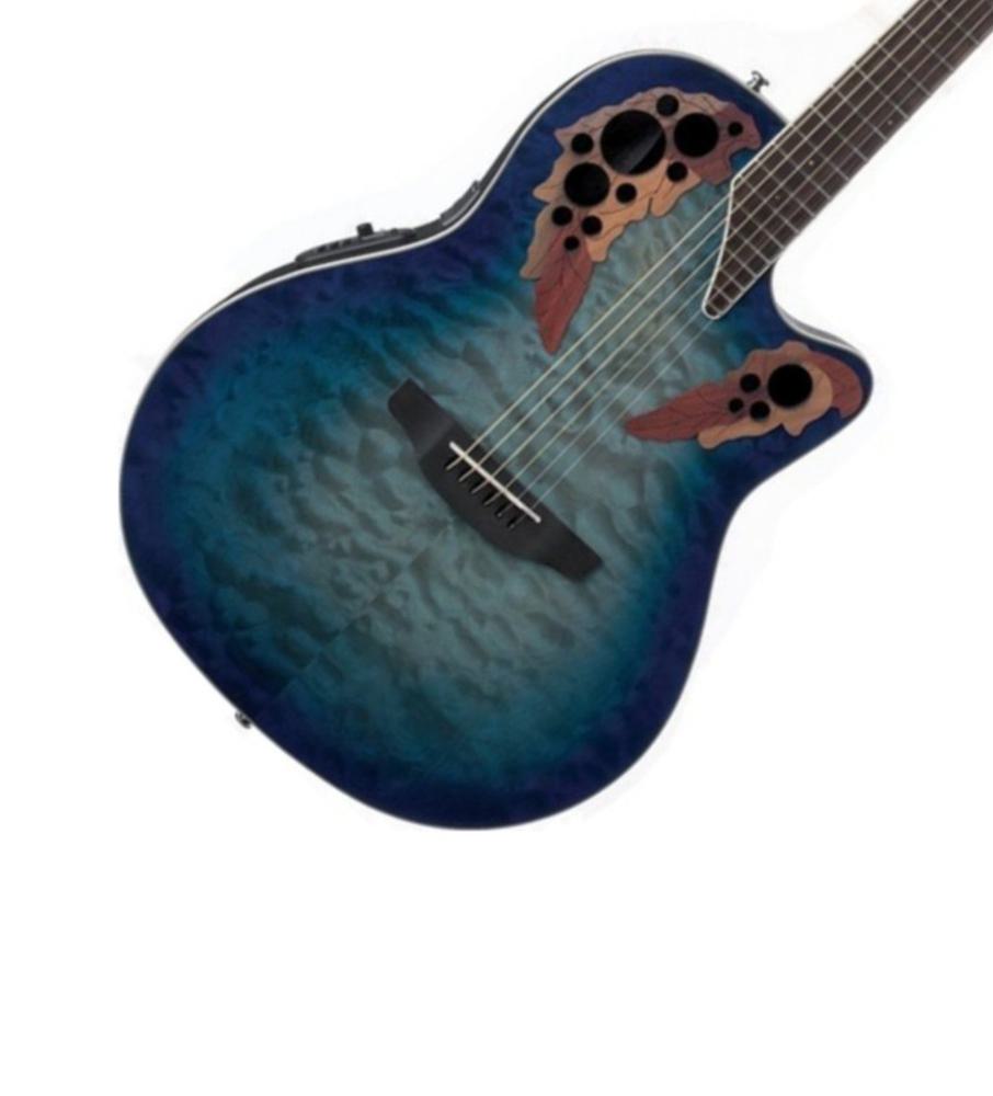 Amazon.com: Ovation CE48P-RG Celebrity Elite Exotic CE48P Super