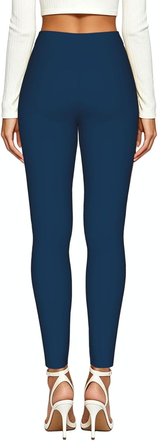 Buffalo Gray Stretch Leggings,Opaque Printed Elasticity Pants for Workout | Tummy control,Comfortable and breathable,Not tie your legs tightly