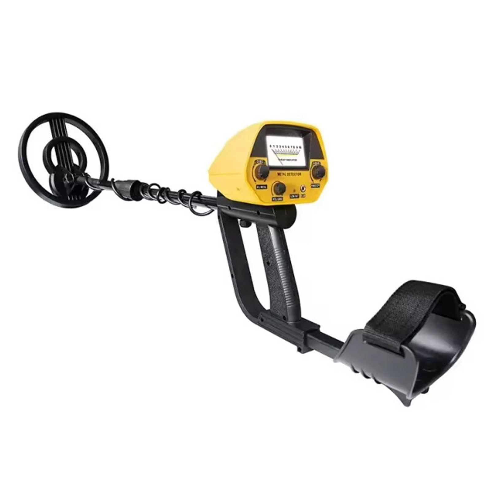 Detector de metales subterráneo, pantalla de puntero analógico, suelo