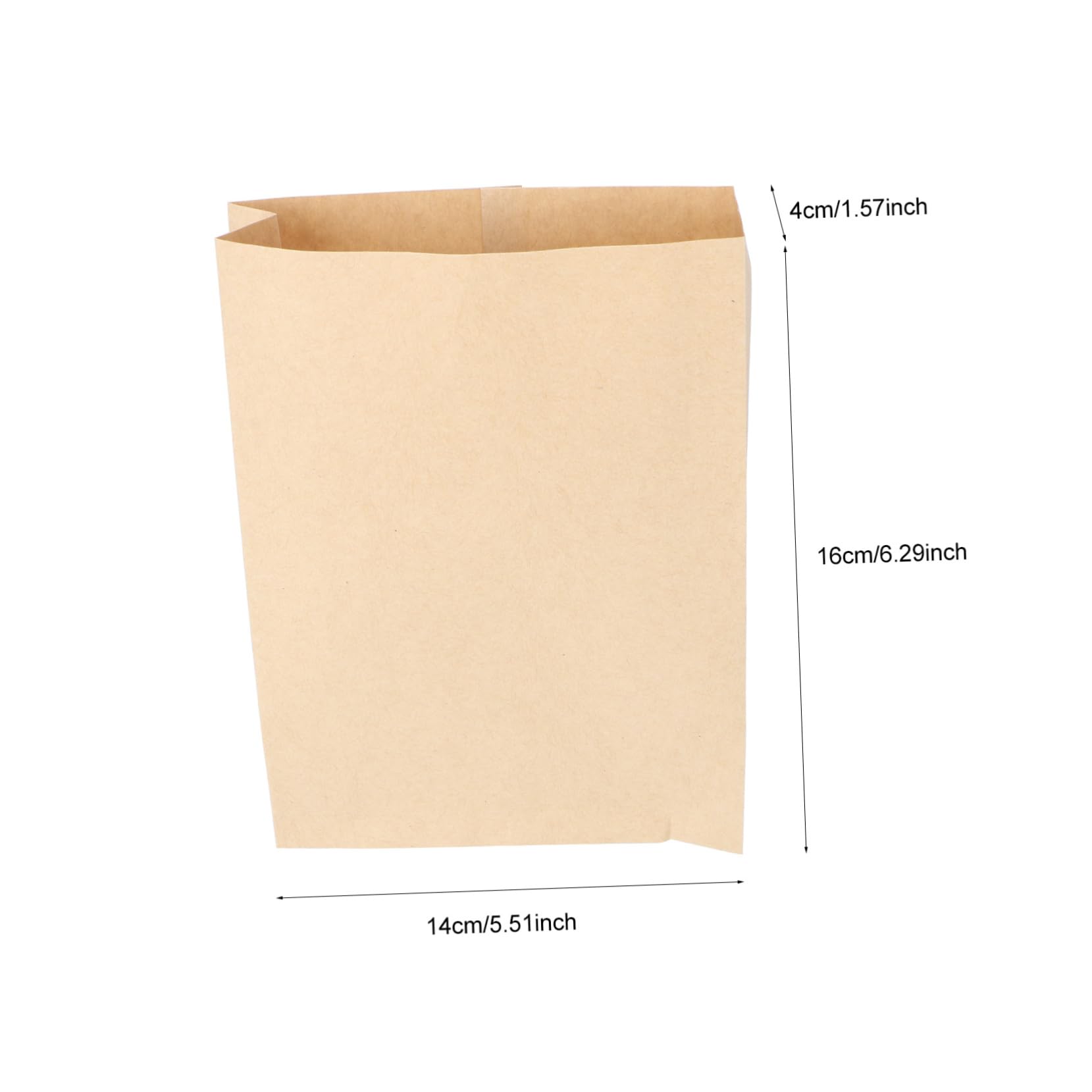 PRETYZOOM 100pcs Greaseproof Paper Bags Reusable Cellophane Treat Bags for Food Storage