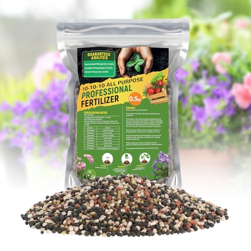 10-10-10 Slow-Release Premium Fertilizer - All-Purpose Plant Food for Indoor