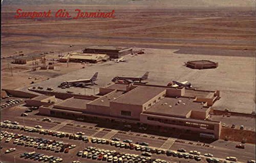 Sunport Air Terminal Albuquerque, New Mexico NM Original Vintage Postcard