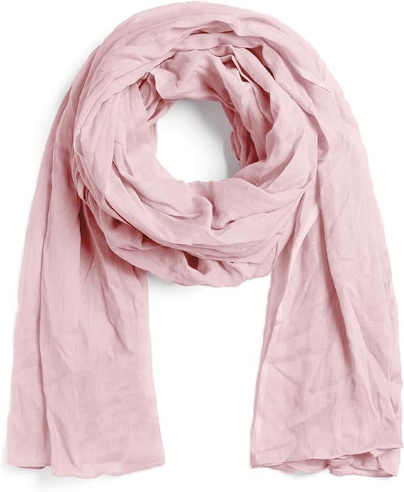 ALLEE DU FOULARD Długi szalik, szal 100% bawełna - Rozmiar 110 x 300 cm - Touareg dla kobiet i mężczyzn długość 3 metry - Baroudeur top comfort