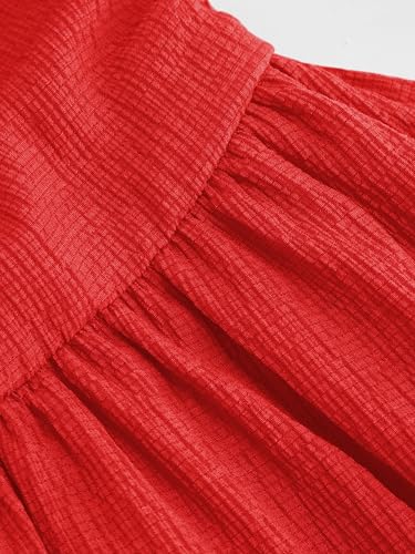 Image of CIDER Women's Summer Cocktail Dress - Tube Ruched Ruffle Mini Dress | Strapless, Country Concert, Western Cowgirl Outfits