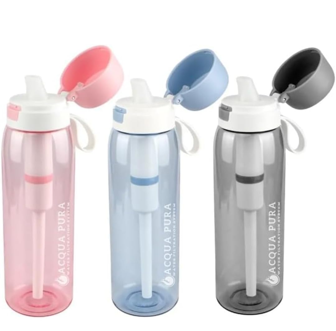 Acqua PURA Smart Water Bottle Filtration System (Blue)