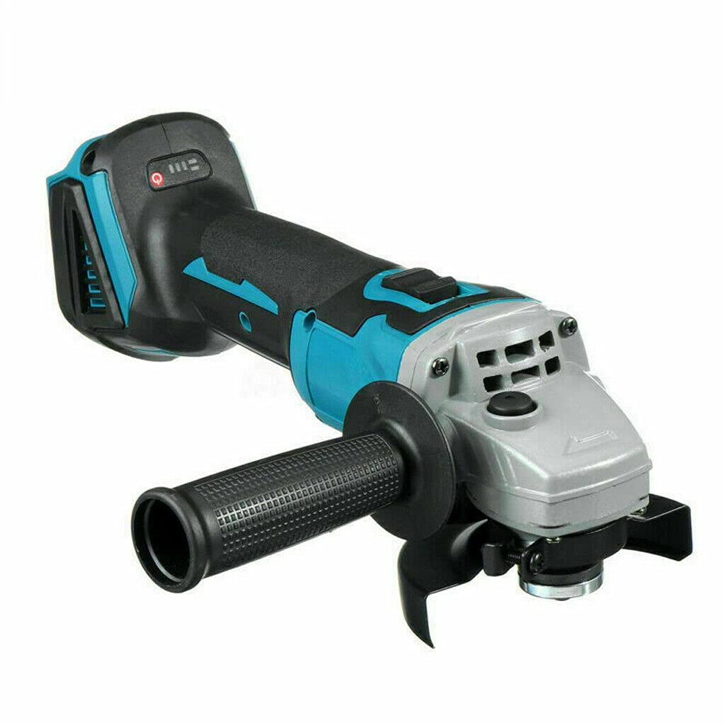 TEETOK Angle Grinder, 125MM Cordless Angle Grinder, 800W Brushless Motor, with Auxiliary Handle, Com