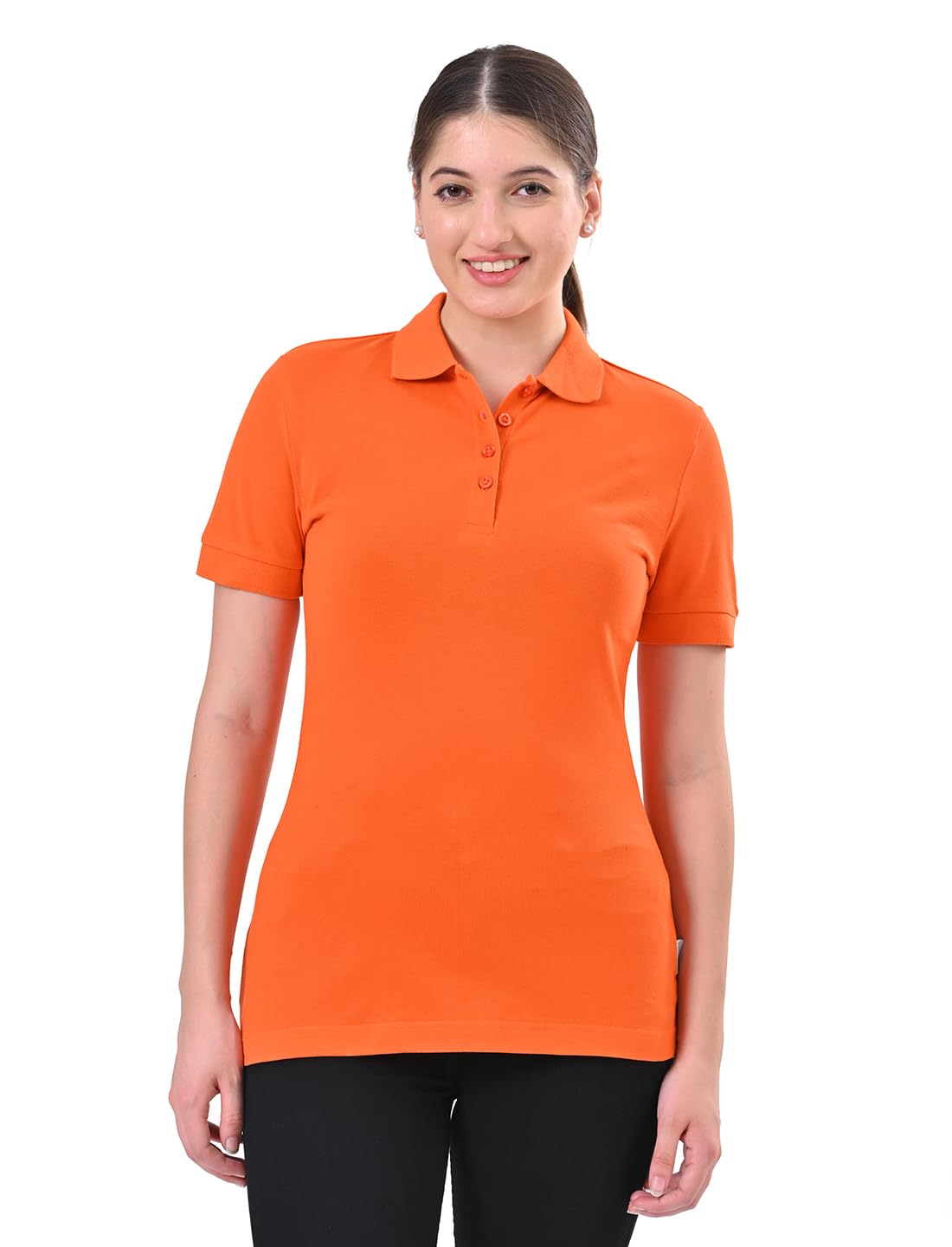 Women Regular Fit Half-Sleeve Collar T-Shirt for Womens-picture-23