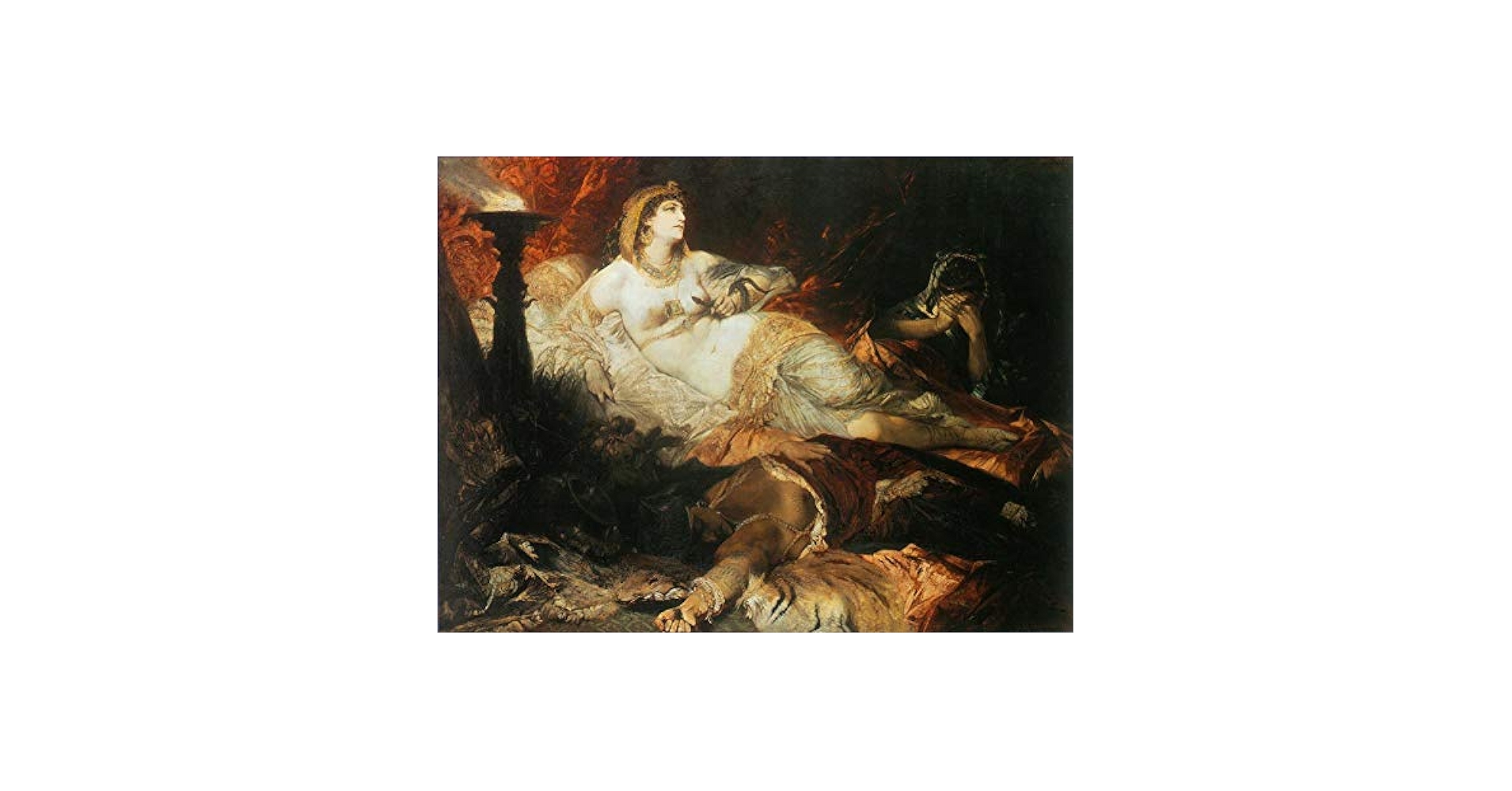 クレオパトラ(油絵) クレオパトラ エジプトの王女 - エジプト美術 - キャンバスに