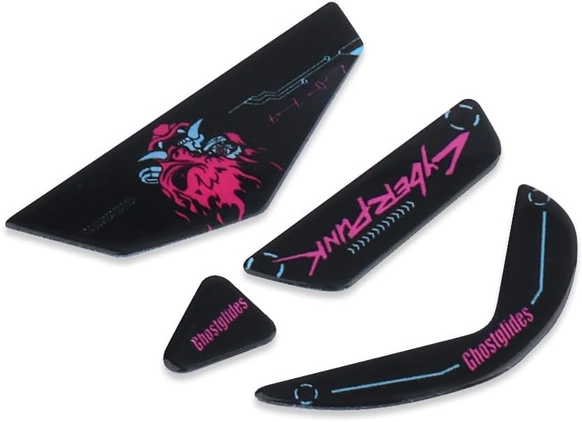 丸みを帯びたカーブエッジ超強力ガラスマウスパッドスケートLogi G502 RGB/Hero有線マウスに対応(ブラック)