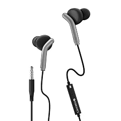 ZEBRONICS BRO 3.5mm Wired Earphones, in-Line MIC, Deep Bass, 1.2m Strong and Long Lasting Cable, Light Weight, Compatible with Mobile | Tablet | Laptop (Black)