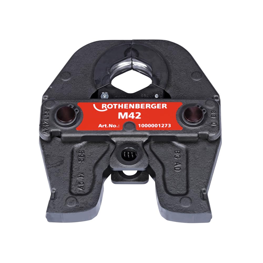 ROTHENBERGER Pressbacke Standard 3-gliedrig, M Pressbacken Kontur, 42mm Arbeitsbereich Durchmesser | 1000001273 | Pressbacke für Fitting, Presszange, Pressbacke für Pressfittinge