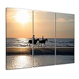 FORMAT: horizontal, troi parties - TAILLE TOTALE: 150 cm x 90 cm (3x je 50x90 cm) - Profondeur du cadre 2 cm