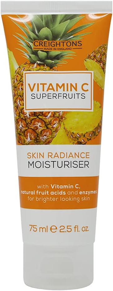 Creightons Vitamin C Superfruits Skin Radiance Moisturiser (75 ml) - Formulated with Vitamin C, Natural Fruit Acids and Enzymes for Brighter Looking Skin