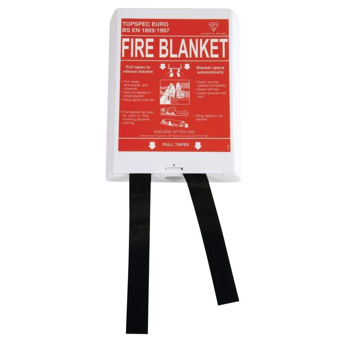 Stalwart L993 Quick Release Fire Blanket, 1.2m X 1.2m
