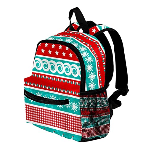 Mini sac à dos à rayures colorées et légères pour les loisirs des petits - 3