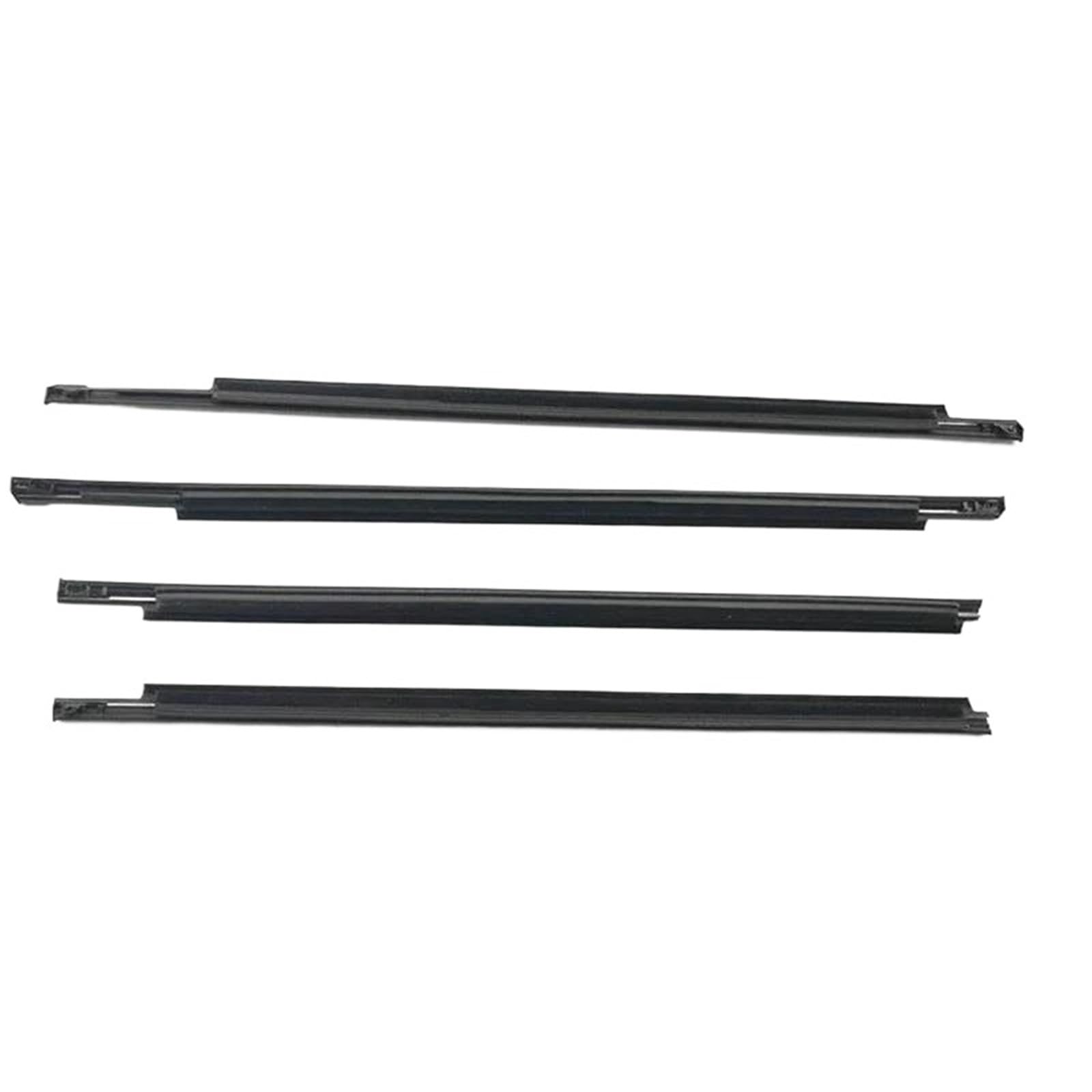 Car Draught Excluder Rubber Seal 4Pcs Window Weatherstrips for Toyota for Prius 2004-2009 Side Door Window Outer Glass Rubber Belt Waterproof Trim Sealing Protector CAVINBDZ