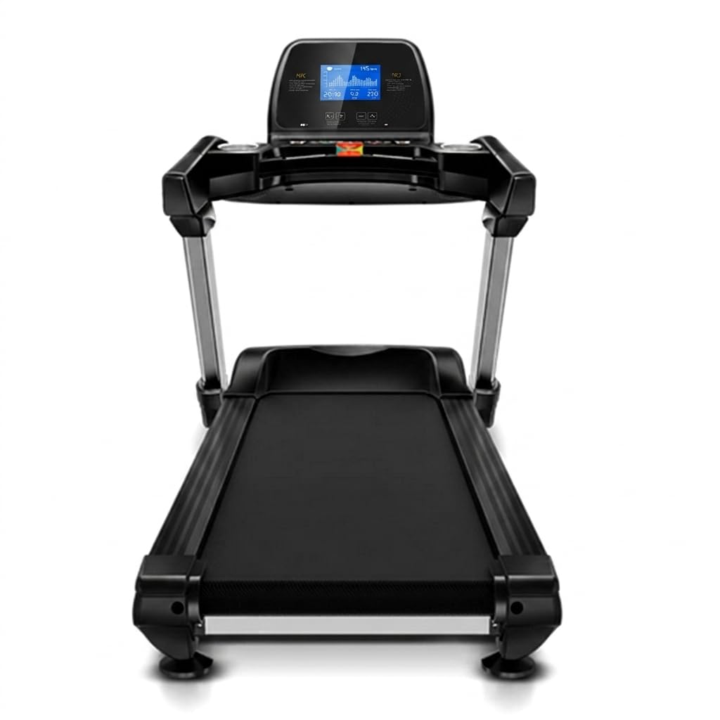 Vinex Luxury Treadmill-Pro Digital Display Motorised Treadmill for Home Use Max User Weight 180kg Foldable Workout Programs 1.0 to 25 Km/H-image-44