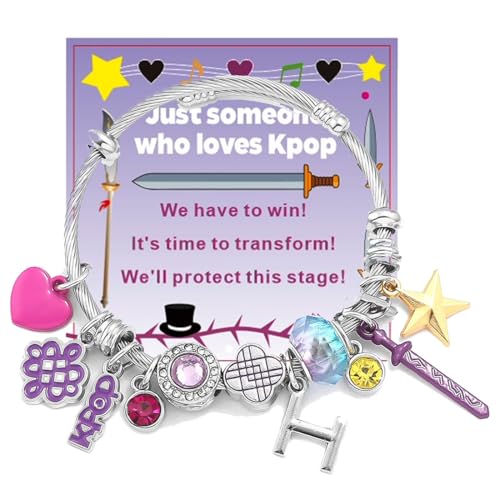 PYEUIFT Pulsera Kpop Nueva 2026 para Fans Kpop Merch Pulsera Kpop Set Regalo con...