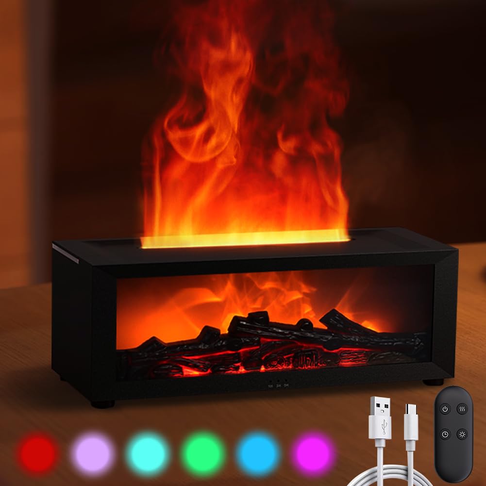 Diffuseur d'arômes noir portable 150 ml pour huiles essentielles maison