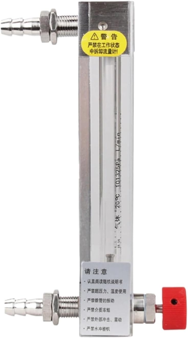 LZB-6WB glass tube rotor flowmeter gas and liquid industrial use with adjustable float(1-10L-min)