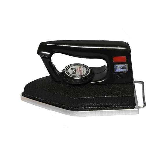 Deson Heavy Weight Cast Iron Base Dry Steel Box for Home, Hotels and Cloth Shop (Silver)