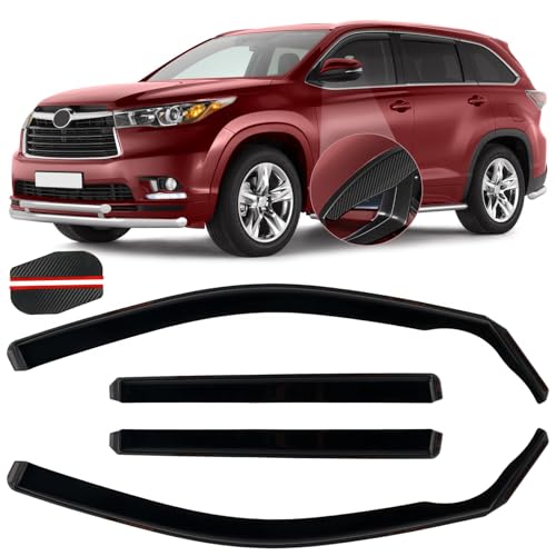 in Channel Window Visors Rain Guards Fit for Toyota Highlander 2014-2019 by CHYKORLA - Used condition - US$39.90