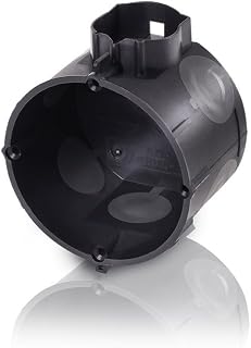 f-tronic Unterputz-Gerätedose, Winddicht, 46 mm Tief, Inhalt: 25, Schwarz, E1062K