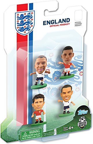 Soccerstarz - England 4 player blister pack B/Figures