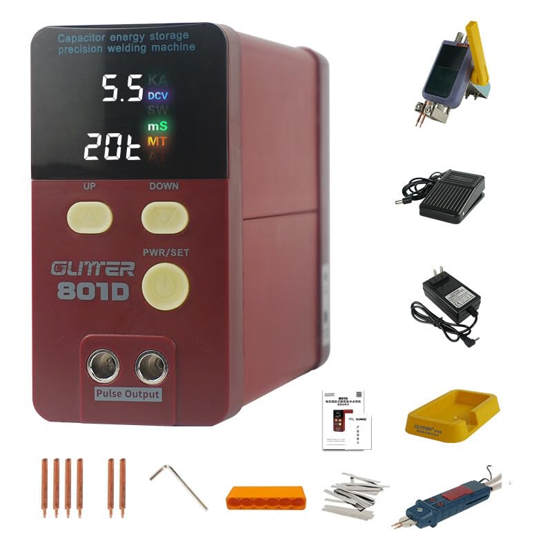 801D Automatic Spot Welder Storage Capacity Spot Welding Machine 12KW 1800A