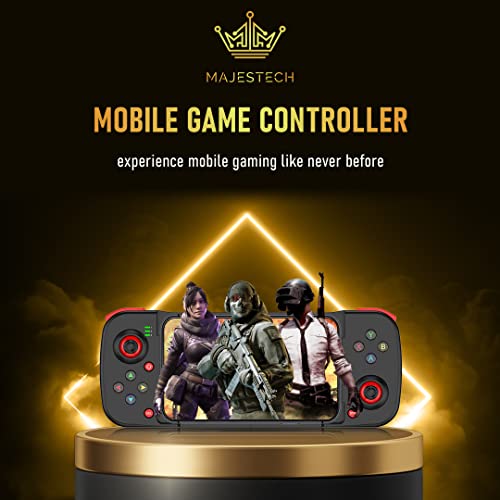 MAJESTECH iPhone/Android Game Controller (NEW 2024) Play COD, Fortnite, Minecraft, Emulator, Xbox, Playstation! Mobile Phone Controller for Gaming, Bluetooth Controller Gamepad iPhone 14 13 12 Samsung MAJESTECH iPhone/Android Game Controller (NEW 2024) Play COD, Fortnite, Minecraft, Emulator, Xbox, Playstation! Mobile Phone Controller for Gaming, Bluetooth Controller Gamepad iPhone 14 13 12 Samsung