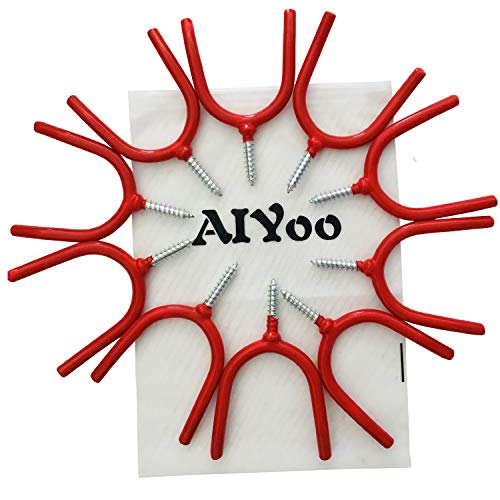 AIYoo - Ganci a vite per attrezzi da garage, set