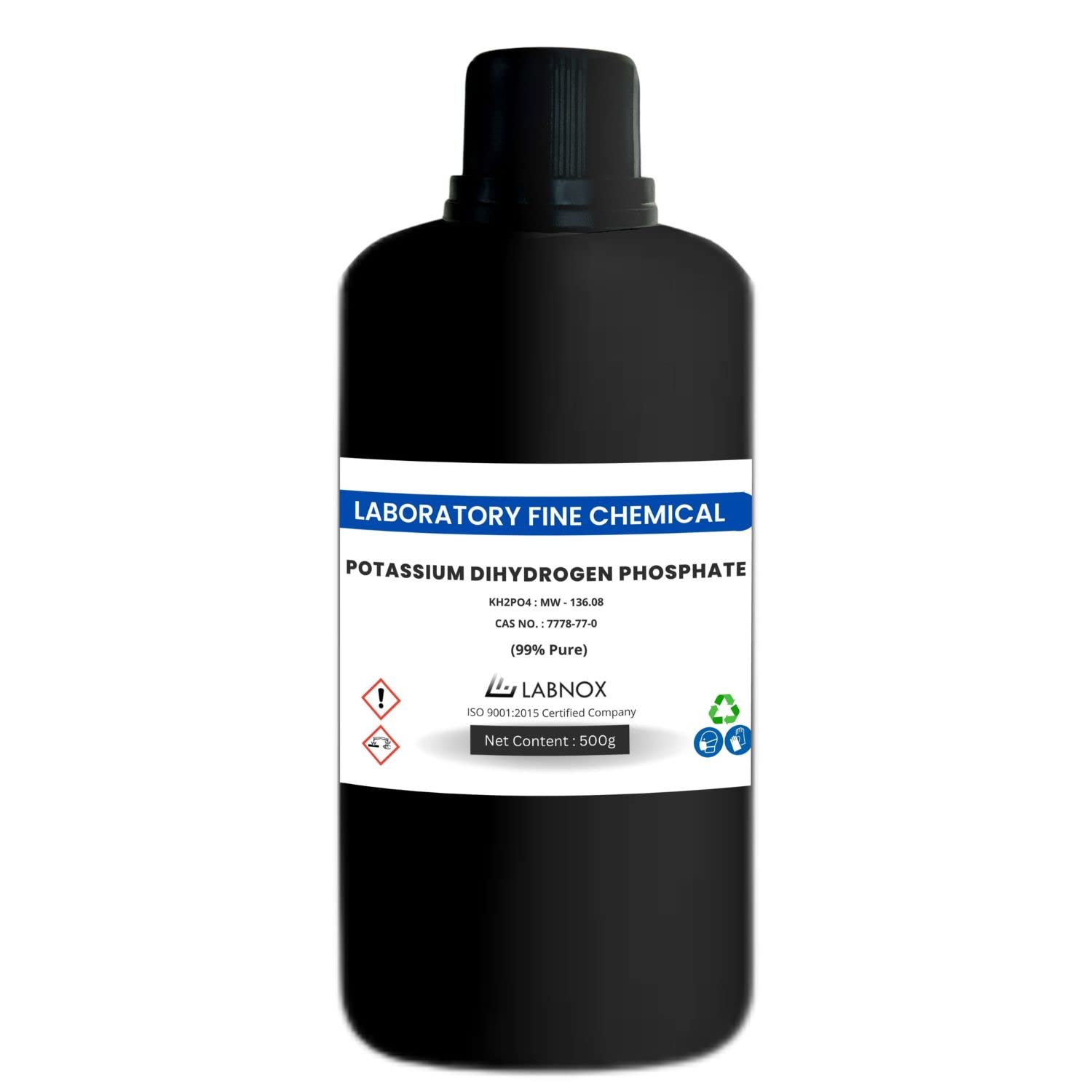 Labnox® Potassium Dihydrogen Phosphate 99% Pure (KH2PO4) CAS : 7778-77-0 (500G) (B0BRQ3LZ45) Amazon Price History, Amazon Price Tracker