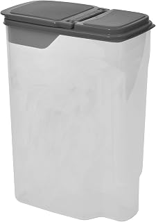 Kitchen Cereal Containers Storage 32-Cup Clear Plastics Cereal Dispenser with Lid for Dry Goods, Nuts, Beans, Snacks