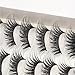 Produktbild Fanxing 10 Paar Falsche Wimpern Natürliche Lange dicke weiche Handarbeit Dicke Cross Eye Wimpern falsche Wimpern Fake False Eyelashes