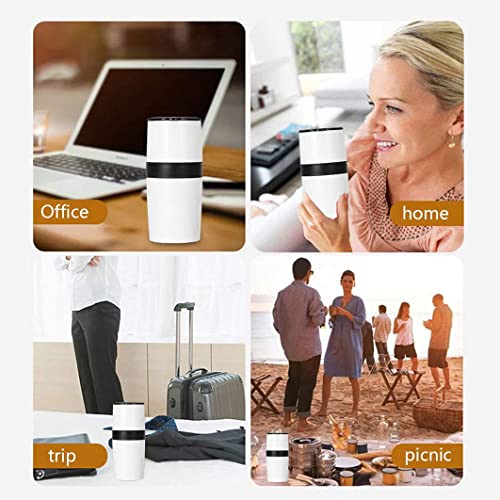 SXLCKJ Tragbare Kaffeemühle, manuelle Kaffeemühle, Multifunktionsmühle, 4 in 1 integriertes Mahlen/(Crusher, Artifact) – Bild 7
