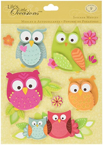 K&Company Life's Little Occasions Sticker Medley-Owl