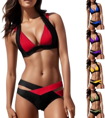 Bikini Triangolo Brasiliano Donna - Doppia Cinghia E Regolabile - Foto 4