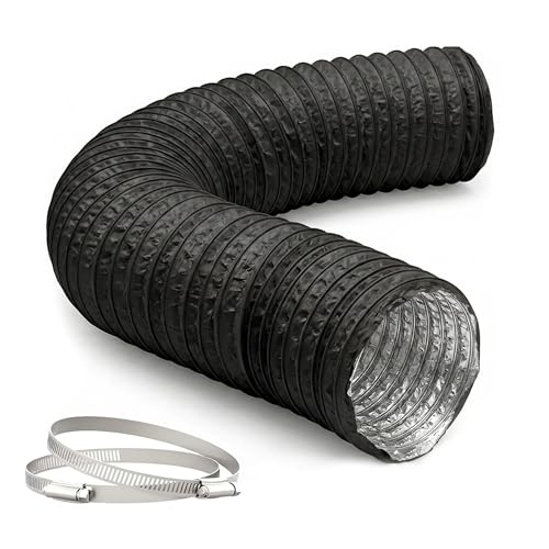 Tuyau d'évacuation flexible de 5 m pour hotte de cuisine et VMC Relaxdays Ø 125mm
